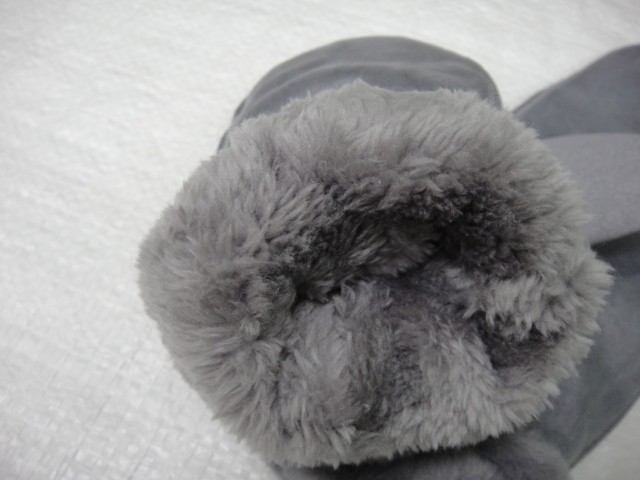  Варежки жен.под замшу