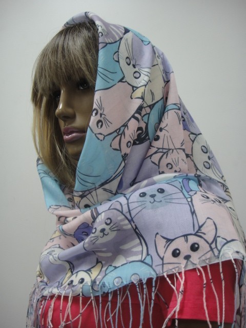  Кошки 3D платок