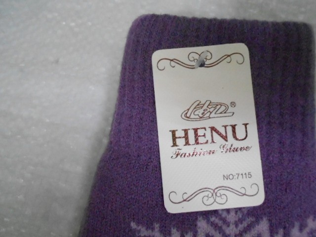   перчатки жен. шерсть снежинки