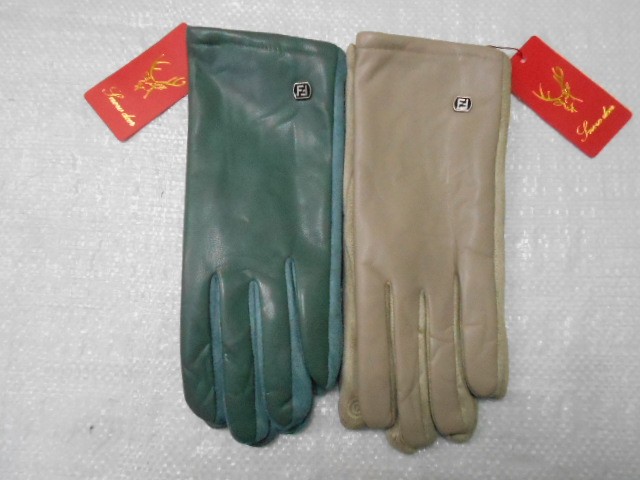   перчатки жен.1/2 натур.кожа