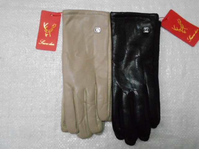   перчатки жен.1/2 натур.кожа