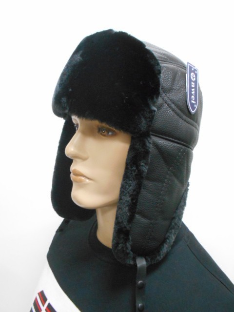  Ушанка кожа+Евромех