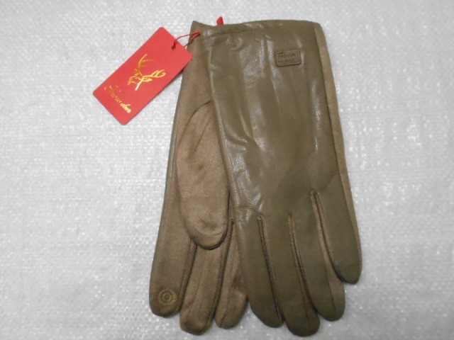   перчатки жен.1/2 натур.кожа