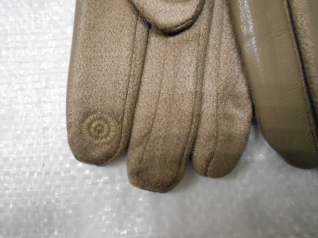   перчатки жен.1/2 натур.кожа
