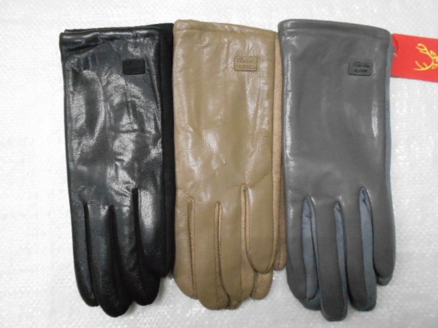   перчатки жен.1/2 натур.кожа