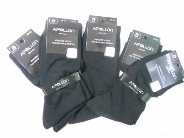  Носки муж. тонкие