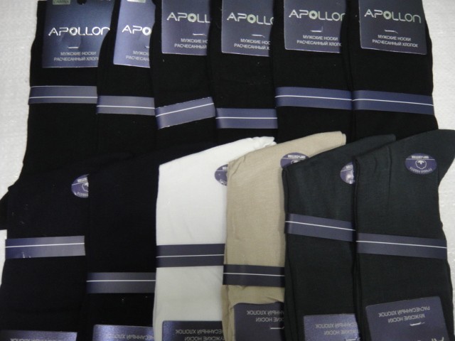  Носки муж. тонкие