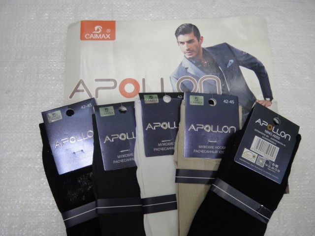  Носки муж. тонкие