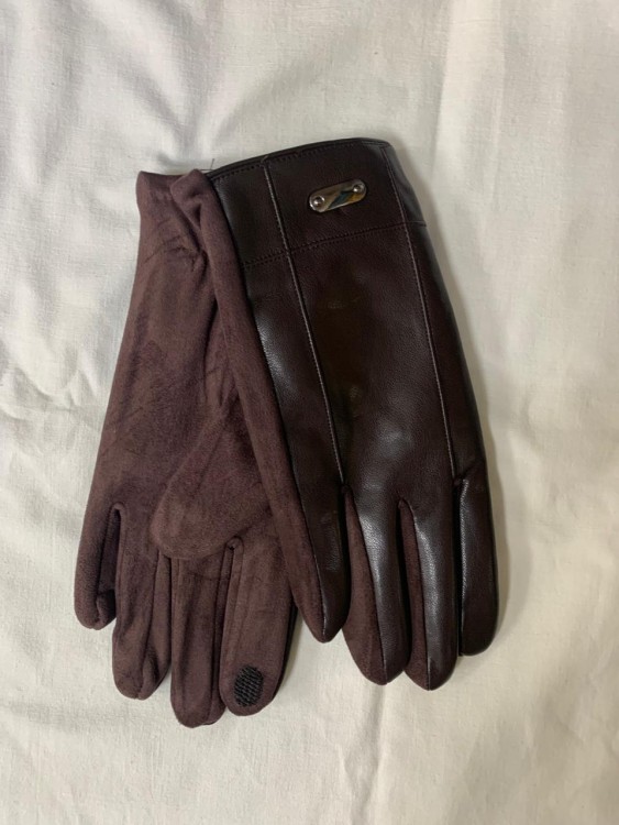   перчатки муж.1/2 натур.кожа