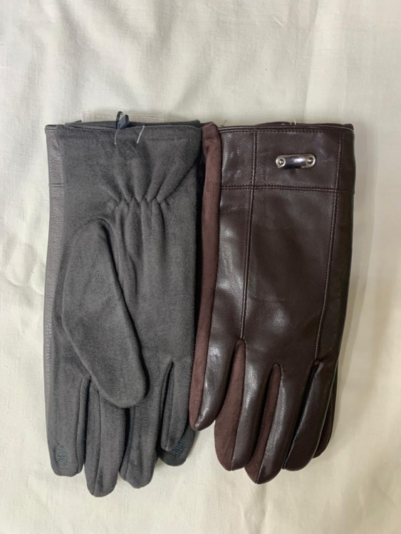   перчатки муж.1/2 натур.кожа