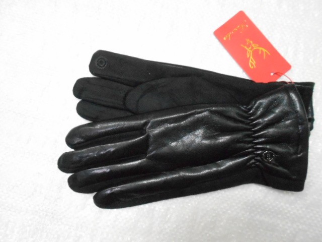   перчатки жен.1/2 натур.кожа