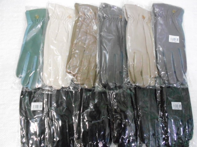   перчатки жен.1/2 натур.кожа