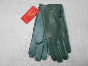   перчатки жен.1/2 натур.кожа