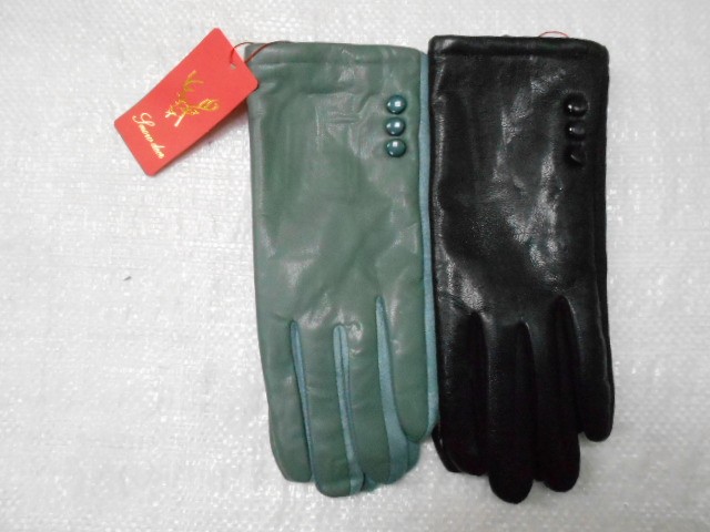   перчатки жен.1/2 натур.кожа