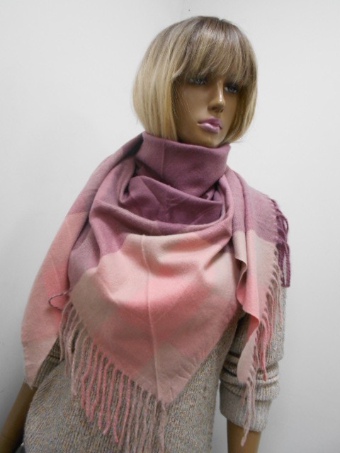  Косынка однотон.+клетка