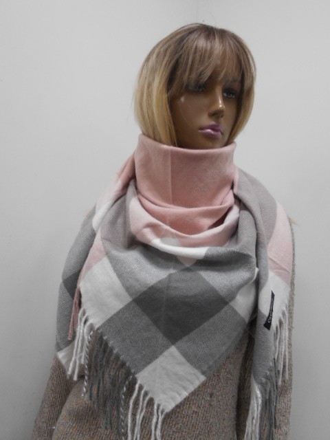  Косынка однотон.+клетка