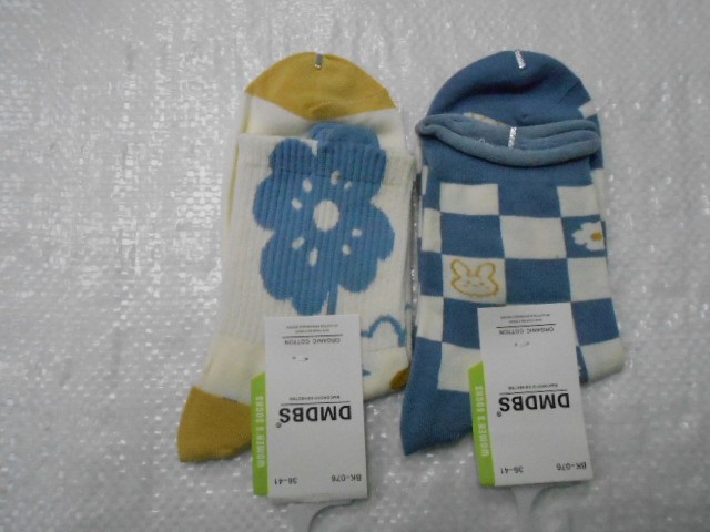  Носки жен.  цветы