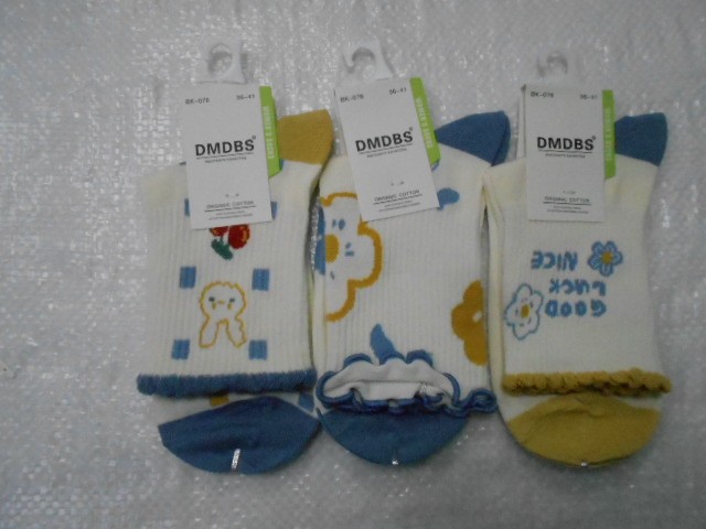  Носки жен.  цветы