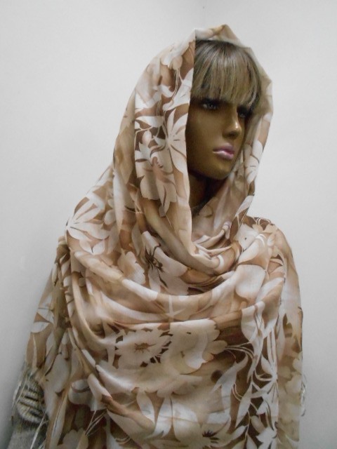 Цветы палантин