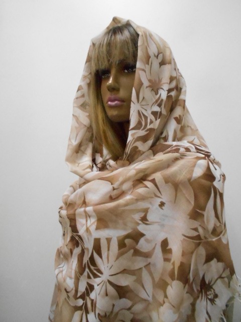 Цветы палантин