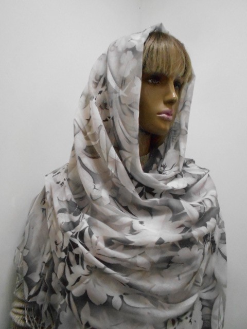 Цветы палантин