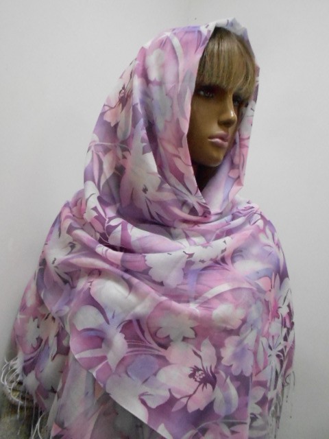 Цветы палантин