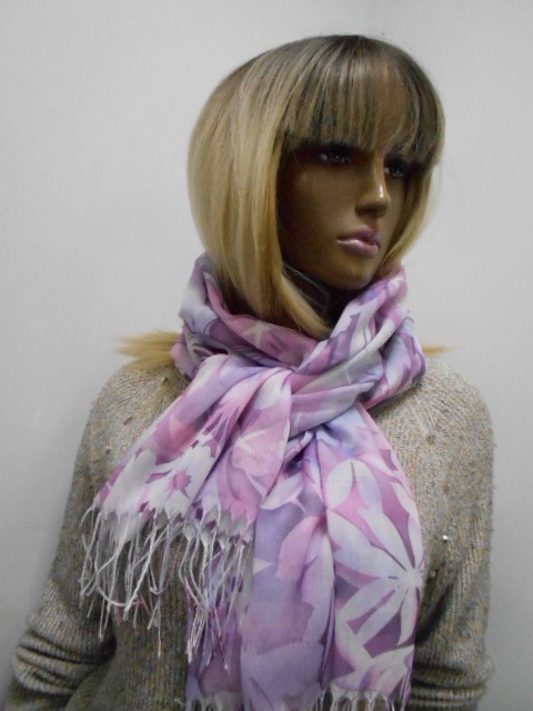 Цветы палантин