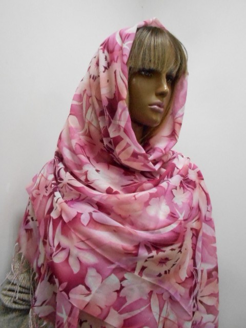 Цветы палантин