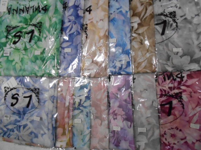 Цветы палантин