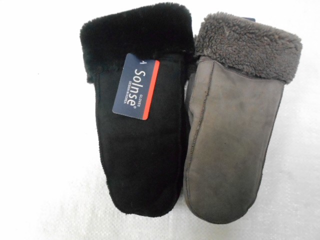  варежки муж. дублёнка