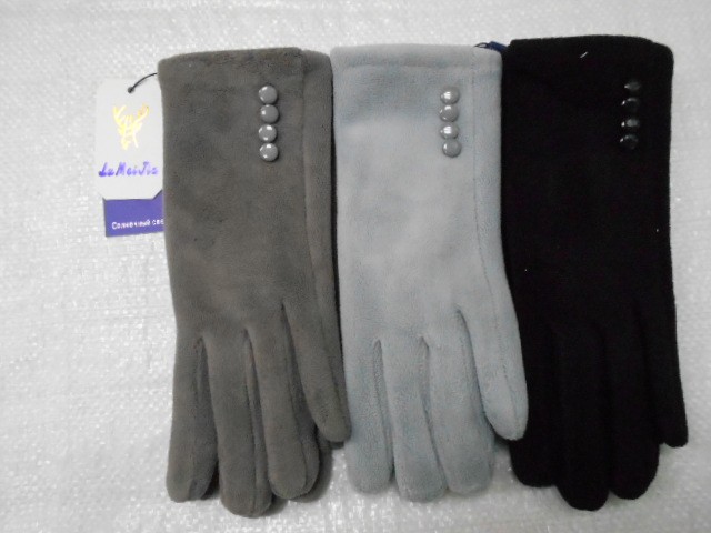   перчатки жен. кашемир.флис