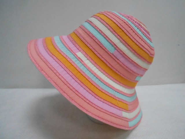  Шляпа крупная полоска 