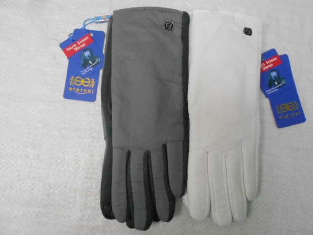   перчатки жен. плащёвка+под замшу