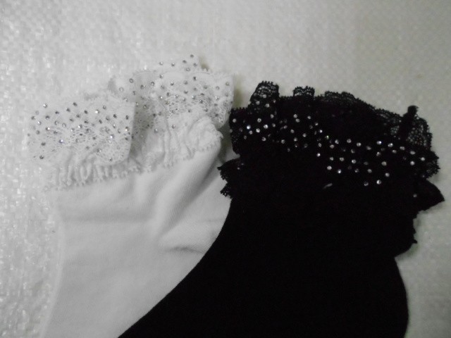  Носки жен. стразы