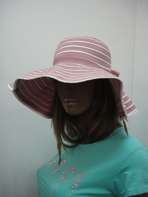 Шляпа-панама полоска