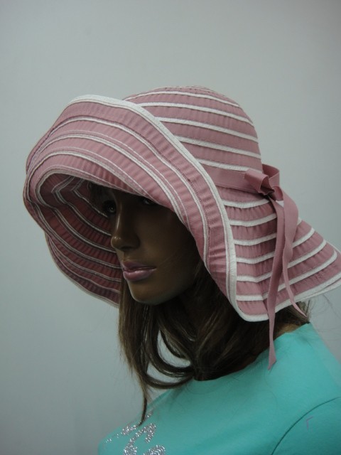 Шляпа-панама полоска