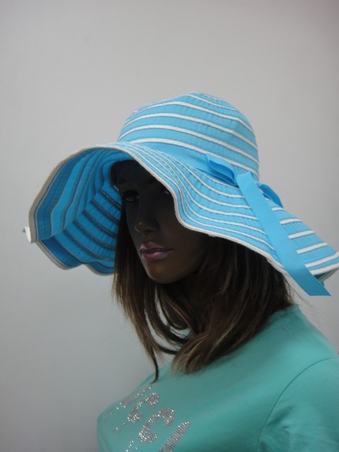 Шляпа-панама полоска