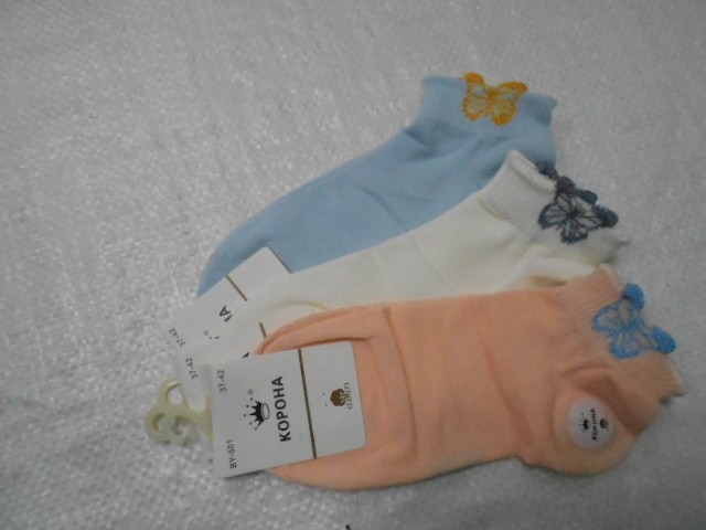  Носки жен.короткие