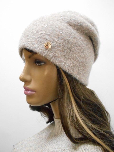  Астрид шапка с люрексом