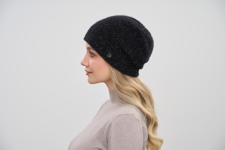 Астрид шапка с люрексом  Астрид шапка с люрексом