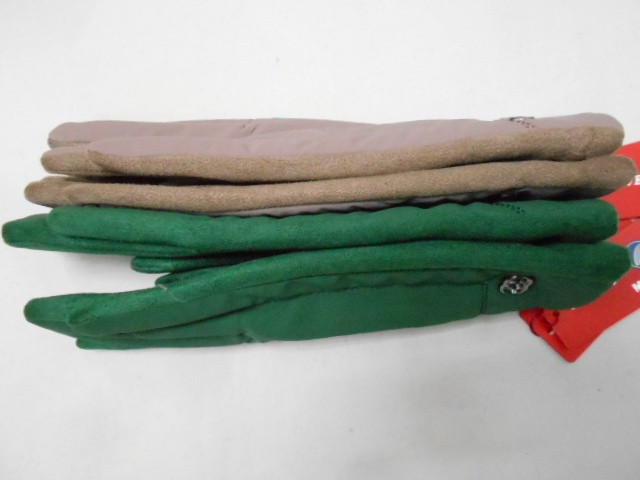   перчатки жен. плащёвка+под замшу 