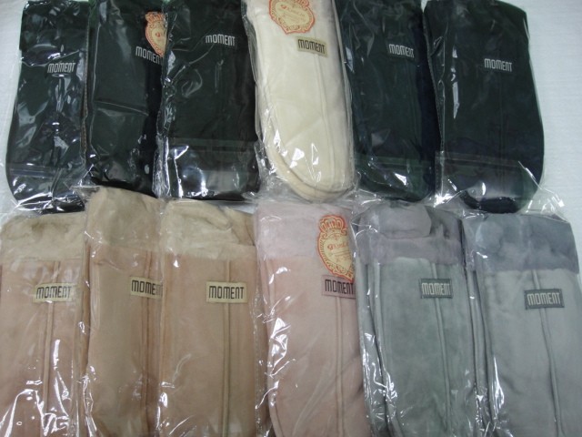  Варежки жен.под замшу