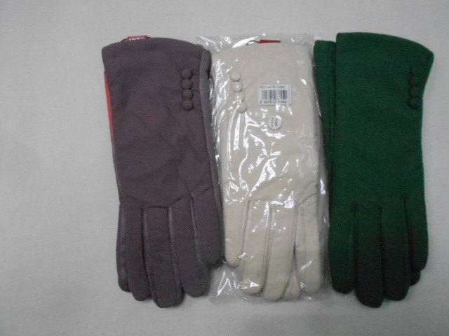   перчатки жен. плащёвка+под замшу 