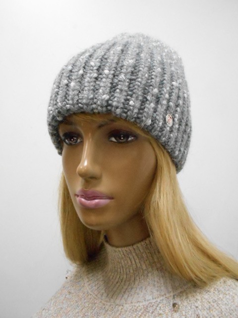  Николь шапка с люрексом