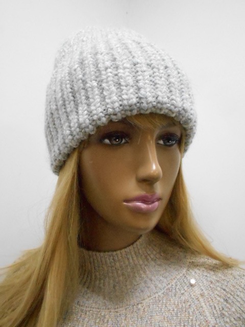  Николь шапка с люрексом