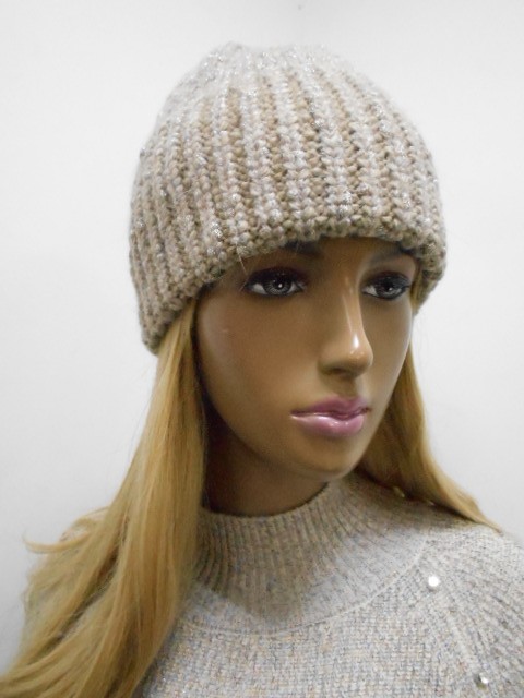  Николь шапка с люрексом