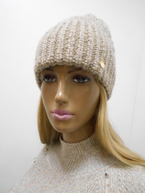  Николь шапка с люрексом