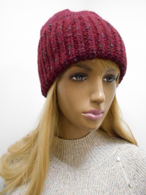  Николь шапка с люрексом
