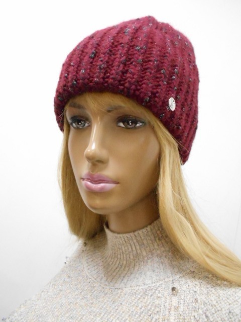  Николь шапка с люрексом