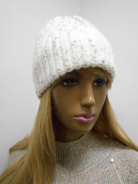  Николь шапка с люрексом